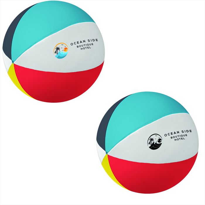 TH4175 Beach Ball Stress Relievers With Custom Imprint